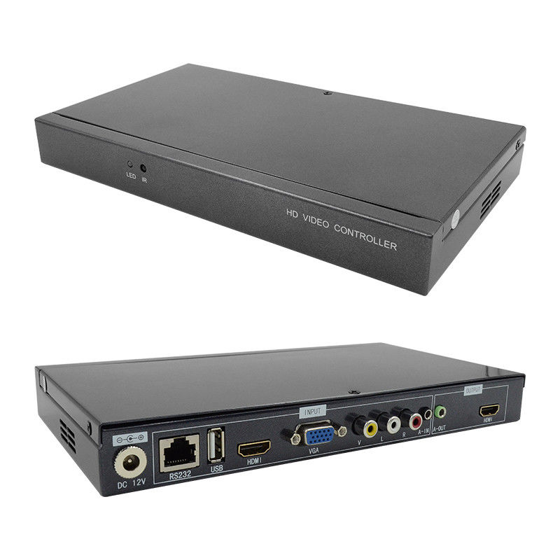 Character Superimposer HDMI Video Wandcontroller Bildunterschrift Adder 4 In 1 Out HD Video Prozessor