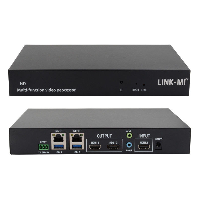 Mehrsprachige RS232 HDMI Video Wandcontroller HD Bildunterschrift Adder HDMI Video Prozessor