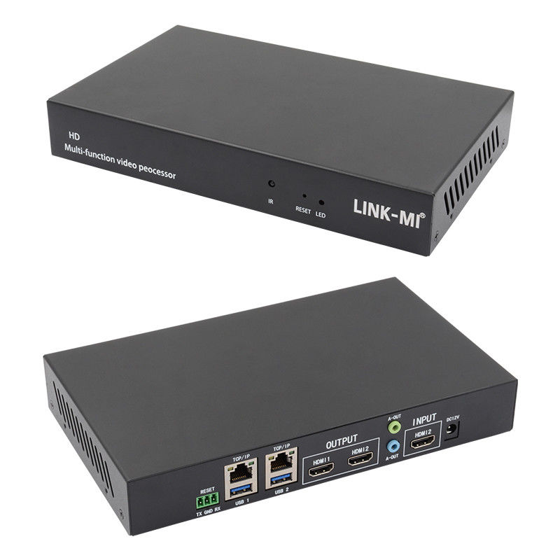 Mehrsprachige RS232 HDMI Video Wandcontroller HD Bildunterschrift Adder HDMI Video Prozessor