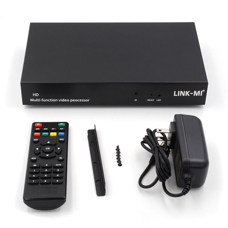 Mehrsprachige RS232 HDMI Video Wandcontroller HD Bildunterschrift Adder HDMI Video Prozessor