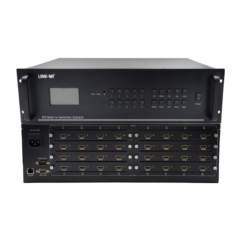 16 In 16 Out HDMI Matrix Switch 4K 16X16 Video Matrix Unterstützung VGA DVI SDI Signalinput