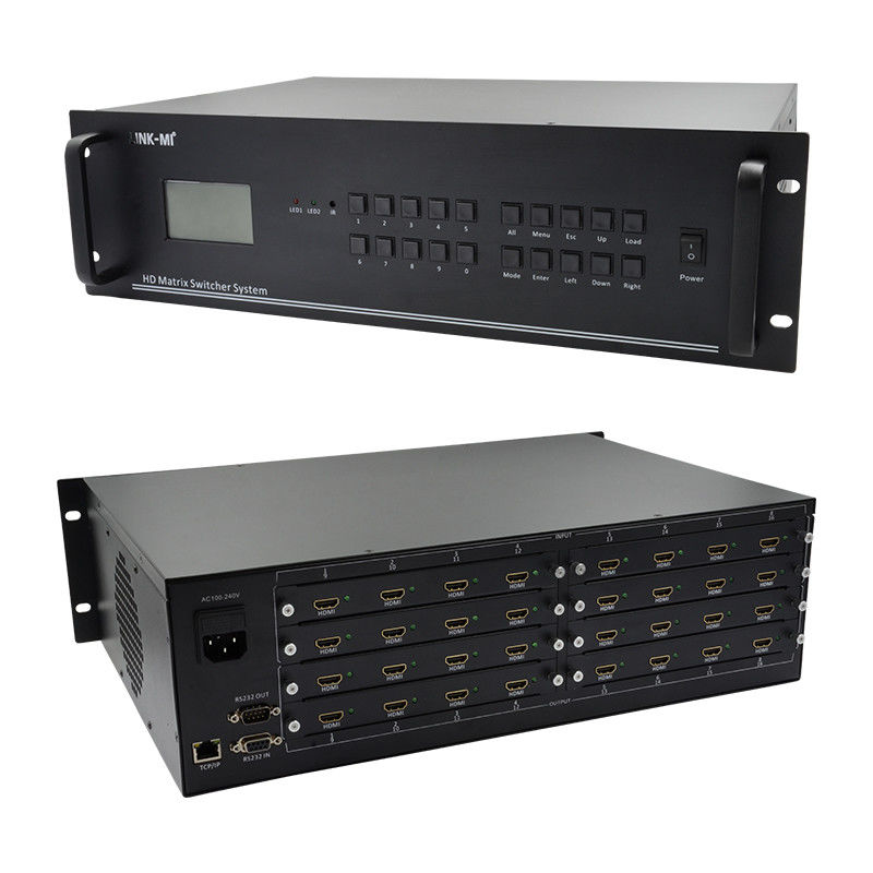 16 In 16 Out HDMI Matrix Switch 4K 16X16 Video Matrix Unterstützung VGA DVI SDI Signalinput
