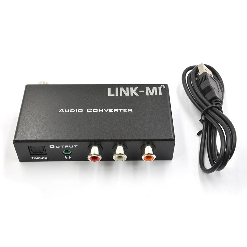 Dac Converter Digital Analog Audio Converter Unterstützung von HDMI ARC Toslink Coax Digital Audio