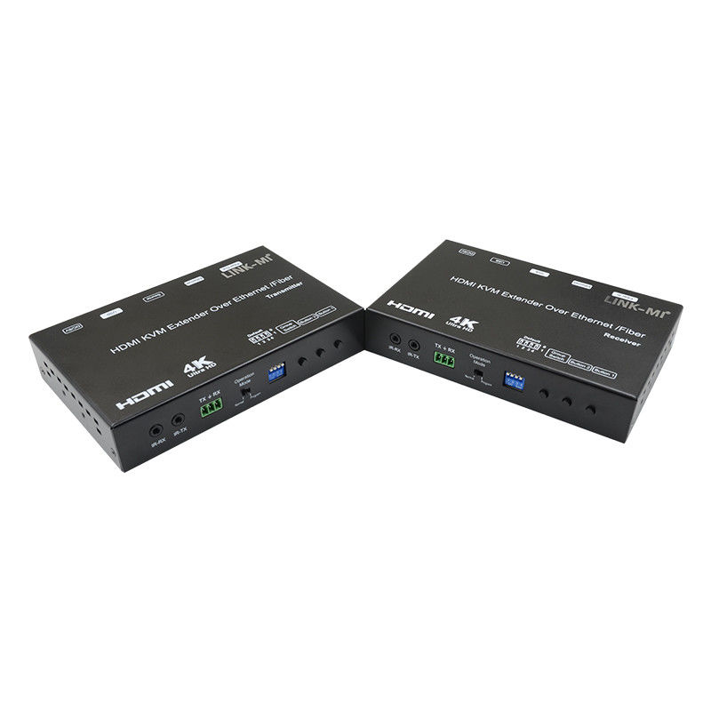 HDMI USB AV über IP KVM Extender über Faser Unterstützung POE RS232 Unicast Multicast