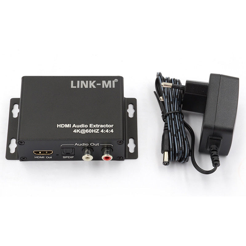 18Gbps 4K 1080P HDMI Audio Extractor Unterstützung EDID 3D für Apple TV Satellitenempfänger