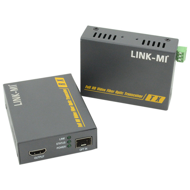 2 km HDMI-Fiber-Optic-Extender Unterstützung 3D 4K EDID Video-Extender über Faser