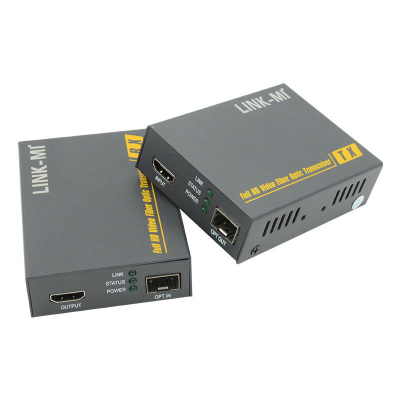 2 km HDMI-Fiber-Optic-Extender Unterstützung 3D 4K EDID Video-Extender über Faser