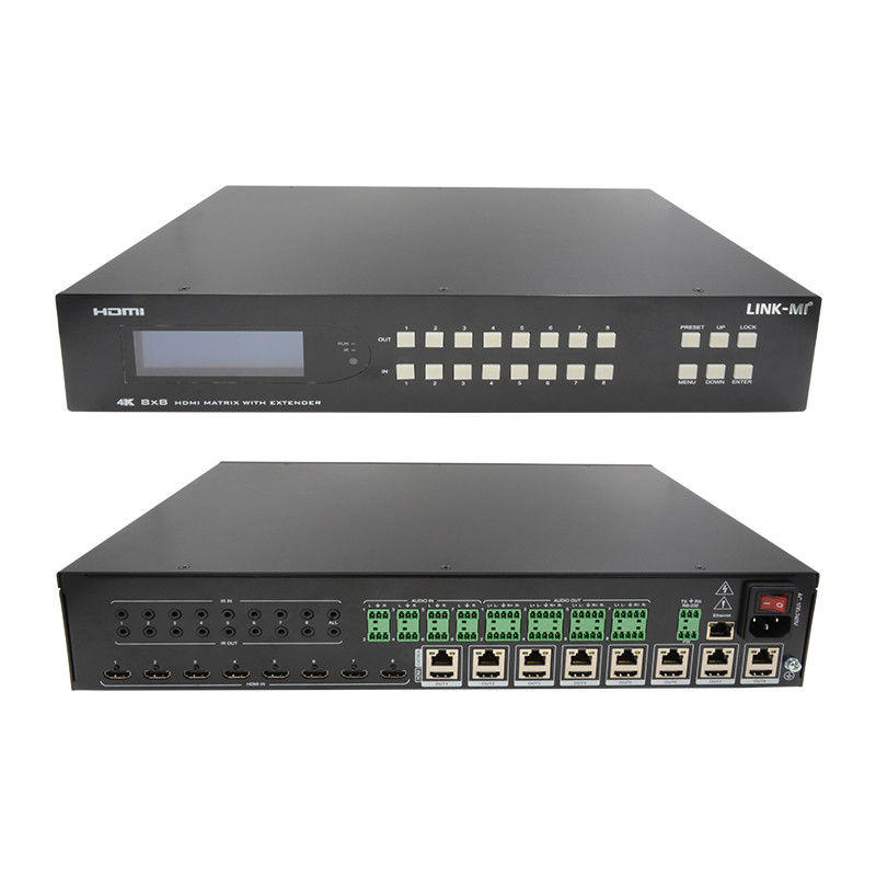 8X8 HDMI Matrix Extender bis 70m 8 HDMI Loop Out 4K60Hz HDMI Video Switch