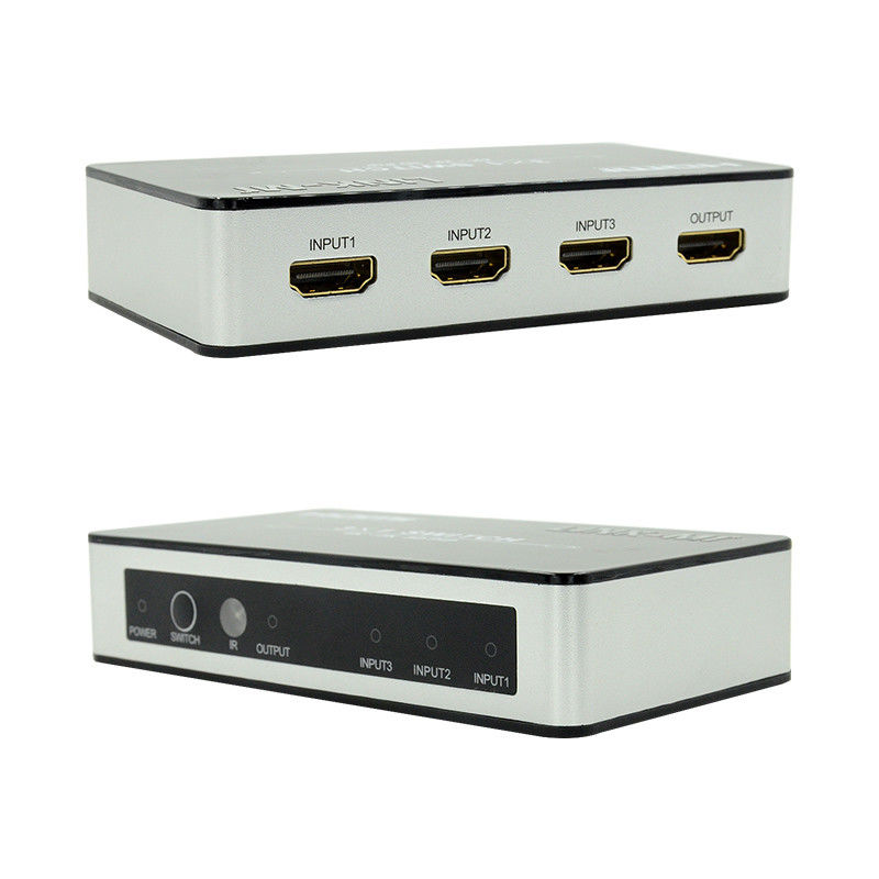 4K2K HDMI Switch 3x1 HDMI Splitter 5V 1A Unterstützung PIP 3D 3 zu 1 Video Switch