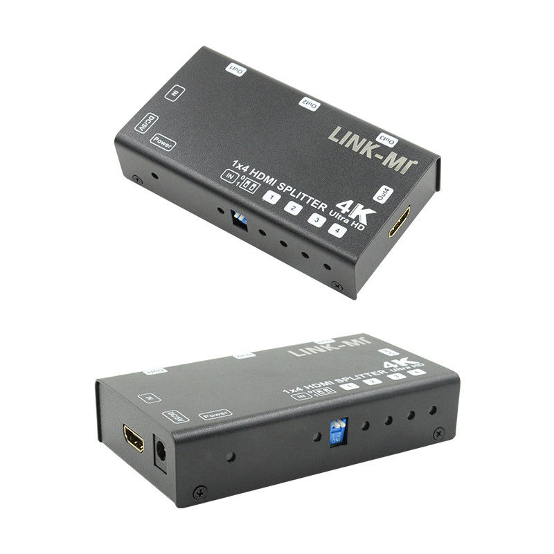 1X4 Video Splitter HDMI 4k 60Hz AV Splitter Unterstützung 3D EDID Für 4 Ultra HD Fernseher