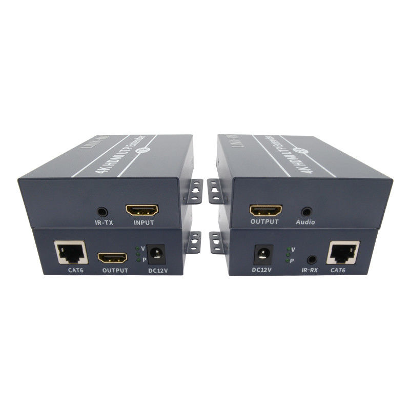 120m 4K HDMI Extender über Cat6 Cat6e Kabel mit HDMI Loop Out IR Steuerung