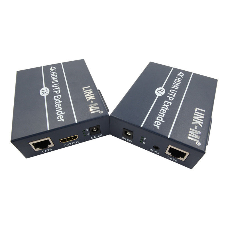 120m 4K HDMI Extender über Cat6 Cat6e Kabel mit HDMI Loop Out IR Steuerung