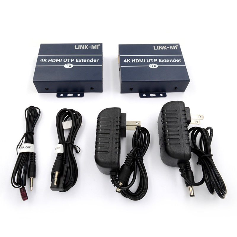 120m 4K HDMI Extender über Cat6 Cat6e Kabel mit HDMI Loop Out IR Steuerung