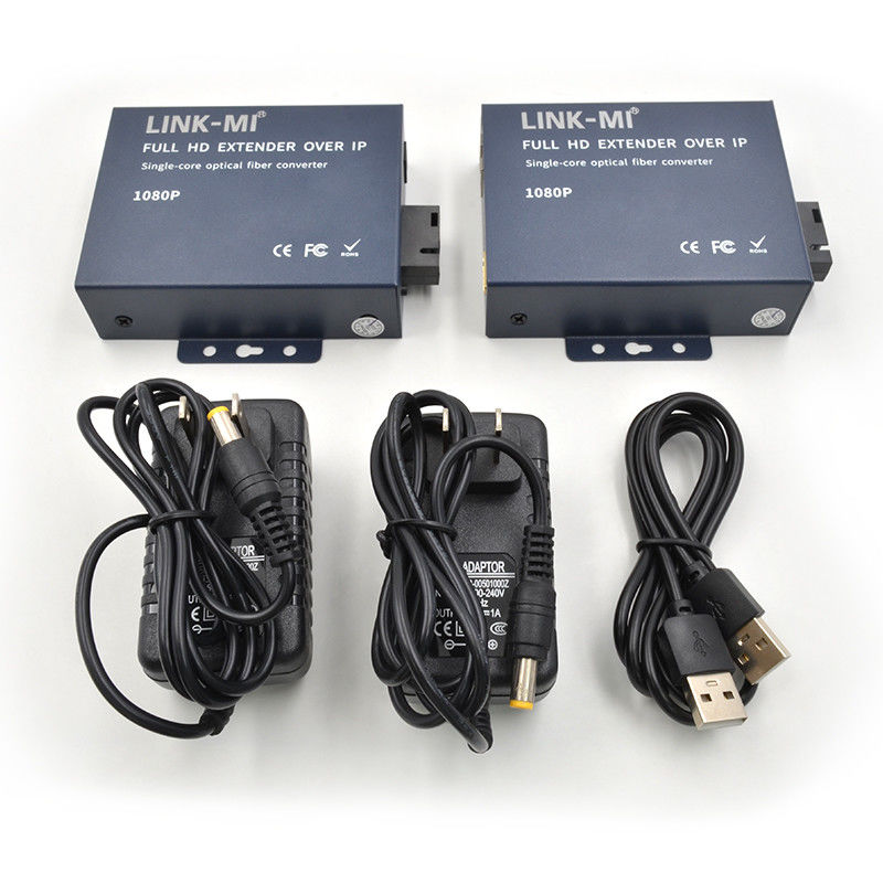 20 km HDMI-Verlängerer über Glasfaser mit Loop Out für 1080P SC/FC-Fibermodul