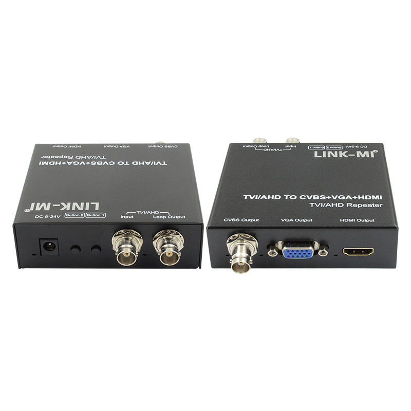 720P 60Hz AHD auf HDMI Konverter TVI CVI auf HDMI CVBS VGA Video Konverter