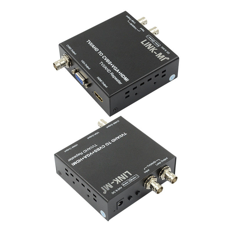720P 60Hz AHD auf HDMI Konverter TVI CVI auf HDMI CVBS VGA Video Konverter