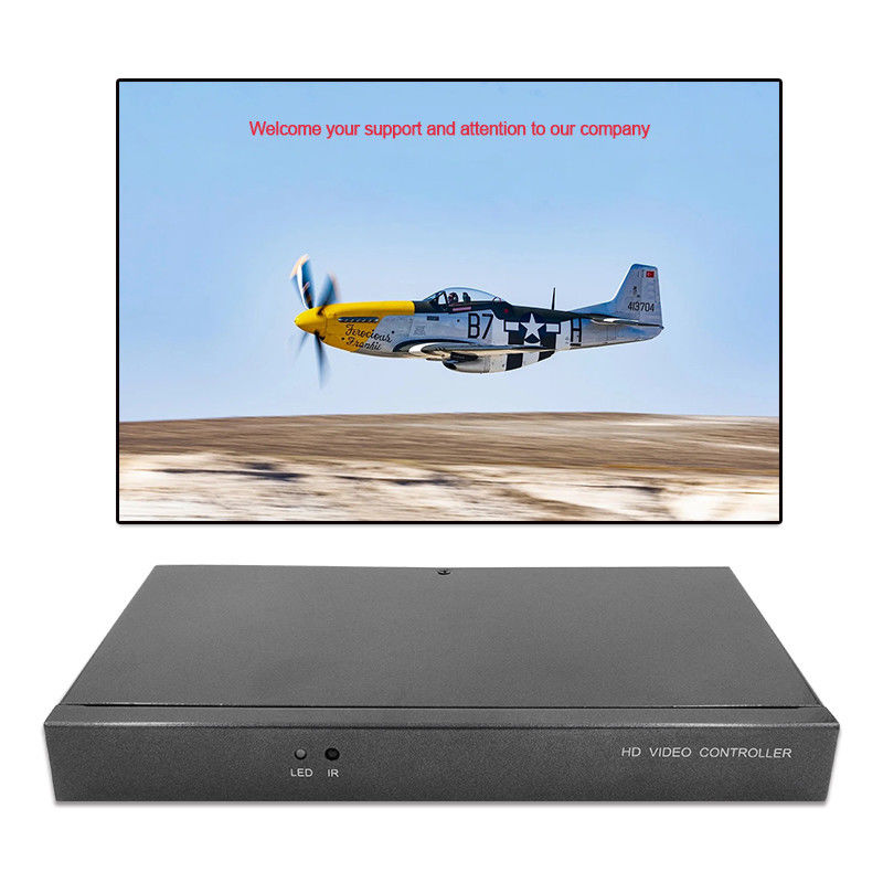Character Superimposer HDMI Video Wandcontroller Bildunterschrift Adder 4 In 1 Out HD Video Prozessor