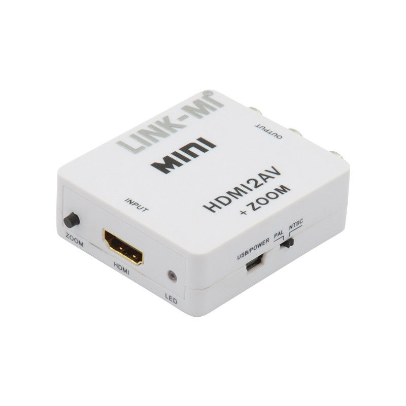 MINI HDMI zu CVBS MINI HDMI zu AV-Signalkonverter kompatibel mit HDMI 1.3