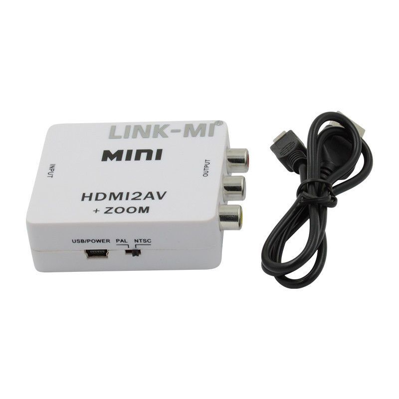 MINI HDMI zu CVBS MINI HDMI zu AV-Signalkonverter kompatibel mit HDMI 1.3