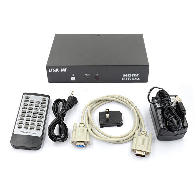 LM-TV04L HDMI 1x4 TV WALL Unterstützung von CVBS/VGA/HDMI/USB Play-Eingabequellen