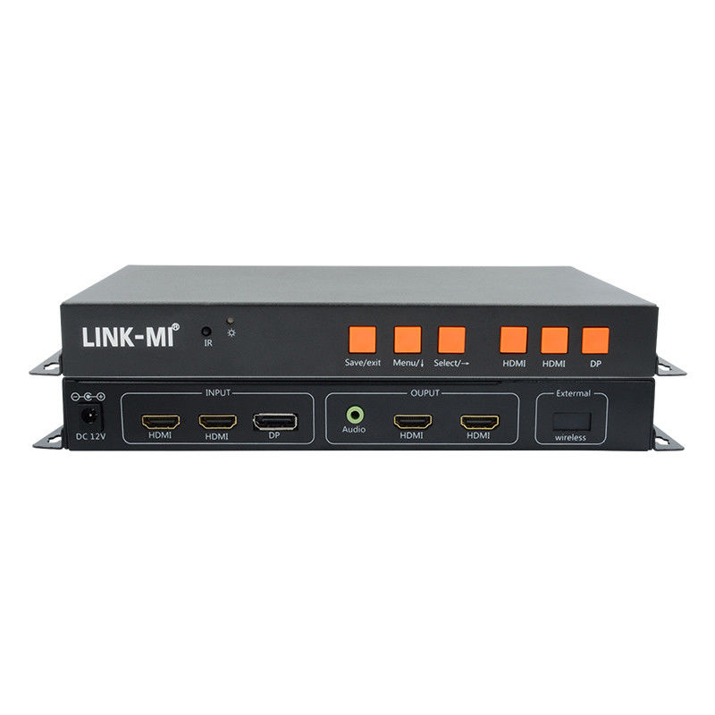 Unterstützung von mobilen/HDMI/DP-Eingabe 4K-Video-Wall-Controller für 2 Displays
