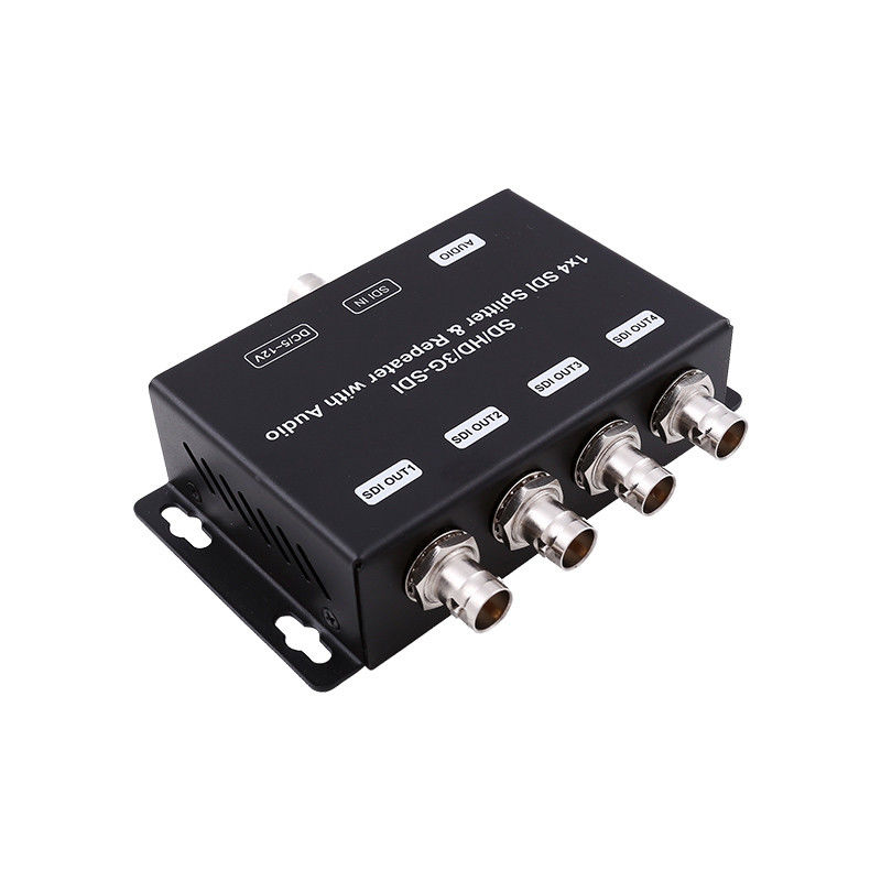 HD/SD-SDI 1 bis 4 Verteilerverstärker-Repeater mit Audio 75 Ohm Ausgangsimpedanz