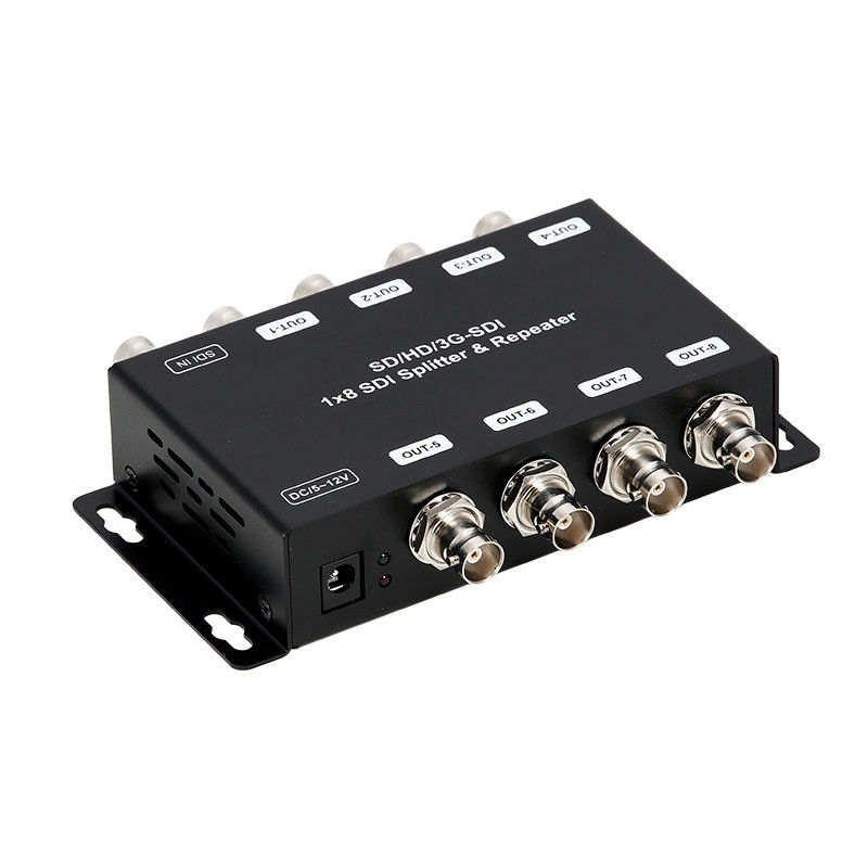 LM-SDI-108B 1 bis 8 SD/HD/3G-SDI Verteilerverstärker Repeater mit 75 Ohm Impedanz