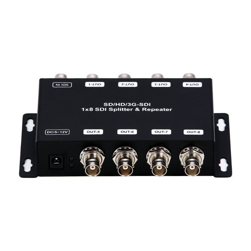 LM-SDI-108B 1 bis 8 SD/HD/3G-SDI Verteilerverstärker Repeater mit 75 Ohm Impedanz