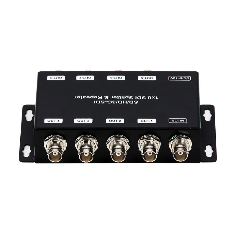 LM-SDI-108B 1 bis 8 SD/HD/3G-SDI Verteilerverstärker Repeater mit 75 Ohm Impedanz