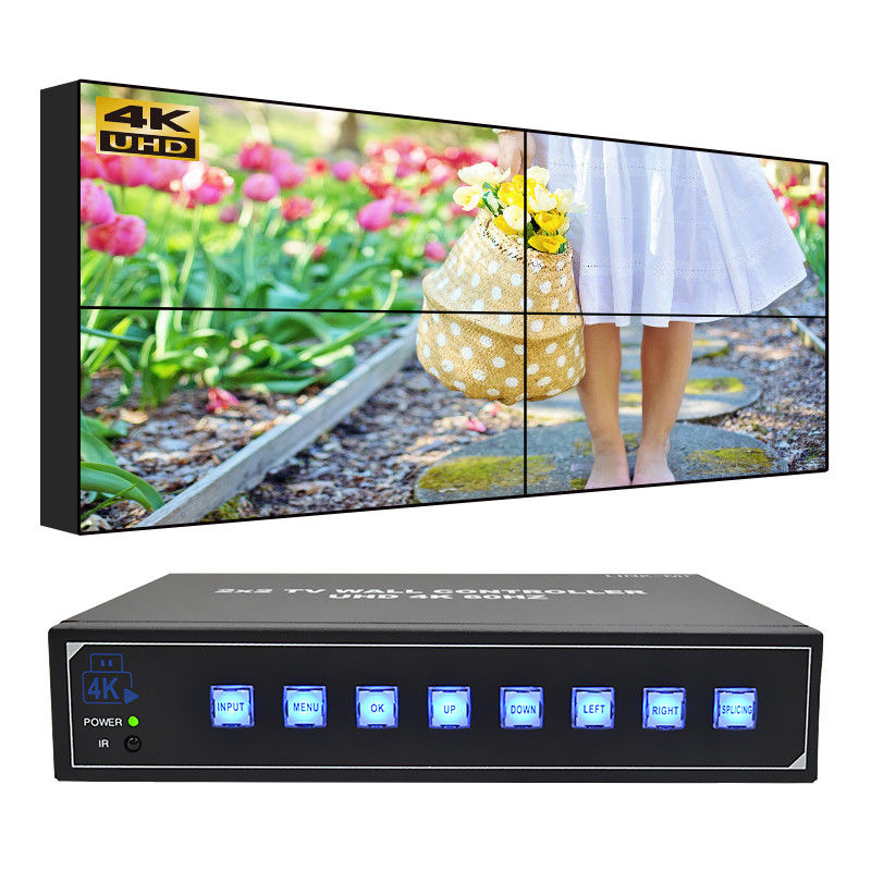 4K Video Wandsteuerung für maximal 4 Fernseher USB HDMI Video Wandsteuerung 2x2