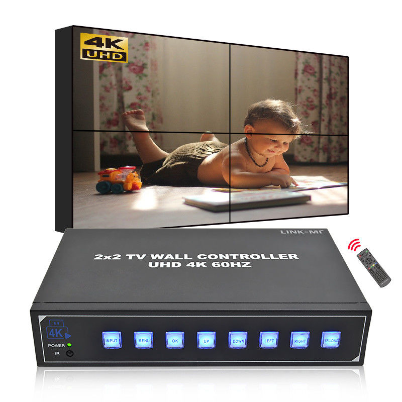 4 Fernseher 4K Video Wandprozessor unterstützt 180° Drehung Max 3840*2160 60Hz Eingangs Auflösung
