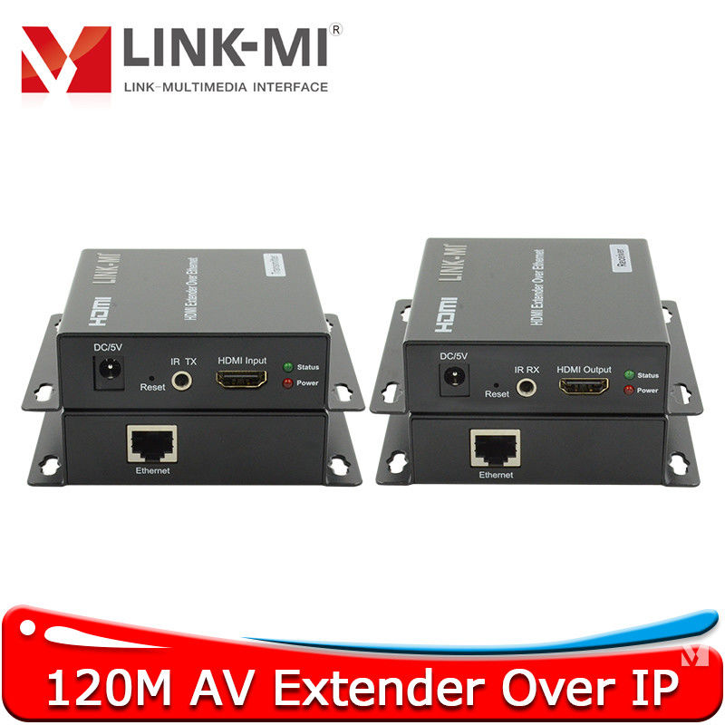 120M AV über IP H.264 Encoder für eine zuverlässige Audio- und Videoübertragung über TCP/IP mit 1x HDBT-Eingang